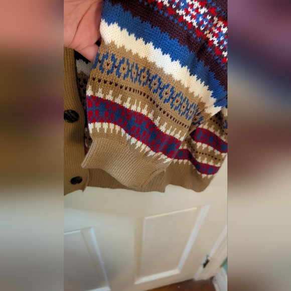Button-Front Fair Isle Cardigan Lane Bryant 3x NWT - Picture 5 of 9